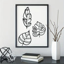 Decoração de Parede Animula com 3 Folhas - Arte Elegante para Casa