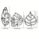 Decoração de Parede Animula com 3 Folhas - Arte Elegante para Casa