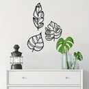 Decoração de Parede Animula com 3 Folhas - Arte Elegante para Casa