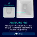 Vaso Sanitário Monobloco Completo - Caixa Acoplada Privada modelo Diamante Tubrax