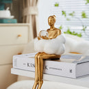 Estátua Decorativa de Figura Feminina Abstrata em Resina | A Casa Gênia
