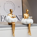 Estátua Decorativa de Figura Feminina Abstrata em Resina | A Casa Gênia