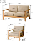 Kit 2 Poltronas Aurora – Madeira Maciça e Estofado Premium