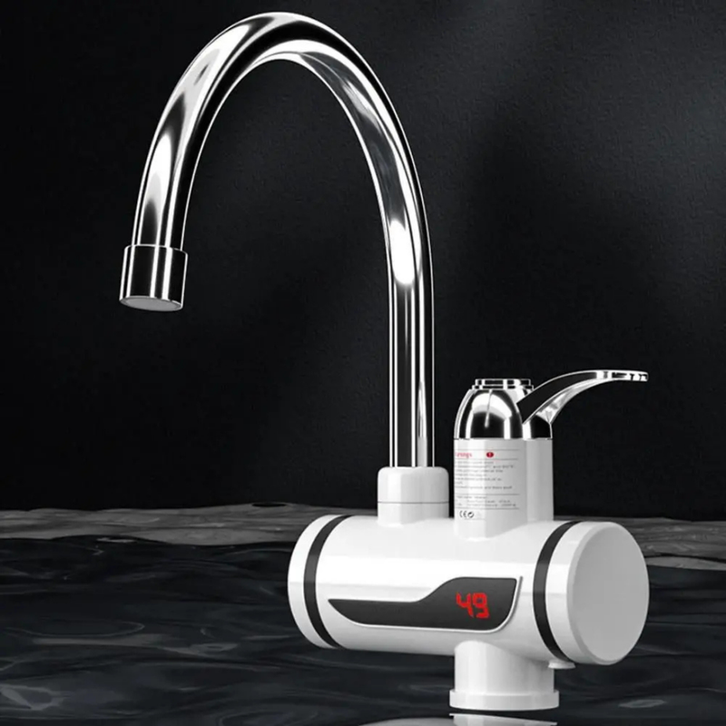 Aquecedor de Torneira Elétrico Com Torneira para Cozinha Banheiro 110V 220V 3000W