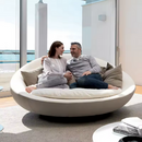 Sofá Rotativo Casal Puff Luxe Moderno