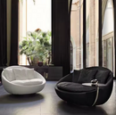 Sofá Rotativo Casal Puff Luxe Moderno