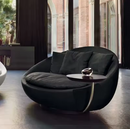Sofá Rotativo Casal Puff Luxe Moderno