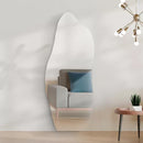 Espelho Orgânico 170x70 Grande Moderno Lapidado Moldura Com Suporte