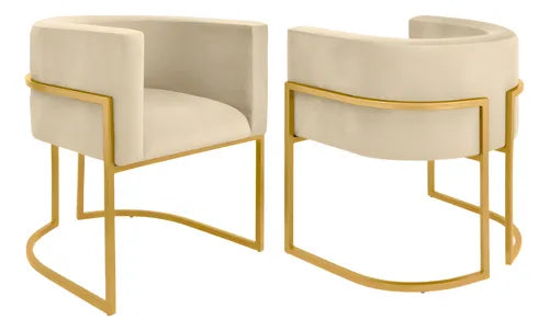 Kit 2 Poltronas Lua Luxo Varias Cores