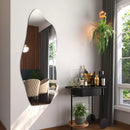 Espelho Orgânico 170x70 Grande Moderno Lapidado Moldura Com Suporte