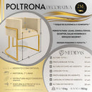 Kit 2 Poltronas Lua Luxo Varias Cores
