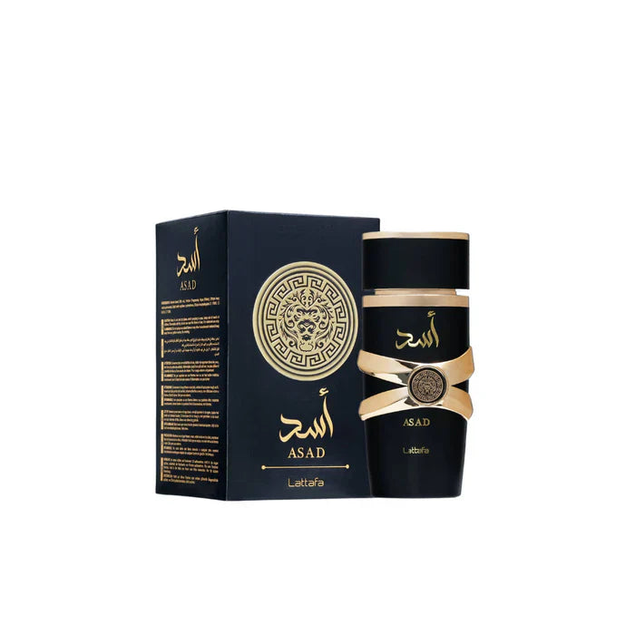 Asad Lattafa Eau de Parfum Exclusivo - Perfume Masculino 100ml Leve 2 e Economize Envio Grátis Hoje