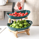 Fruteira de Mesa em Bambu - Exclusividade Organize Já