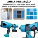 Pistola De Pintura Alta Potência Elétrica Portátil 1L 42000rpm