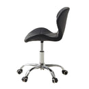 Cadeira Eiffel Slim Giratória com Estofado Penteadeira Base Cromada