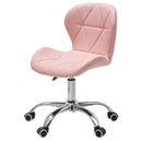 Cadeira Eiffel Slim Giratória com Estofado Penteadeira Base Cromada