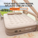đïž Seu Conforto em Qualquer Lugar â ColchĂŁo InflĂĄvel Queen Solteiro Bomba RecarregĂĄvel