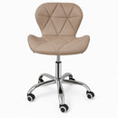 Cadeira Eiffel Slim Giratória com Estofado Penteadeira Base Cromada