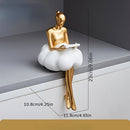 Estátua Decorativa de Figura Feminina Abstrata em Resina | A Casa Gênia