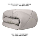 Edredom Queen 300 Fios Liso Acetinado Naturalle Fend