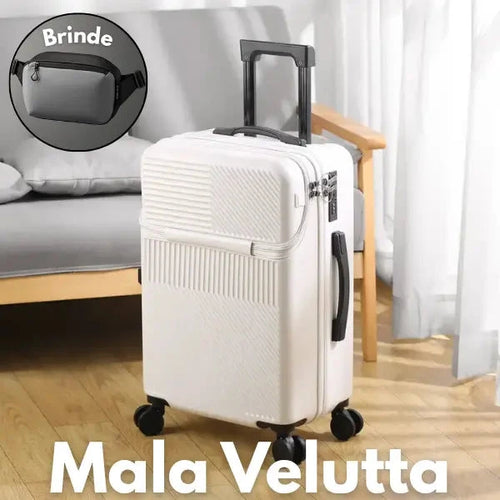 Mala de Viagem Versátil Unissex com Cadeado - Velutta + BRINDE EXCLUSIVO