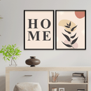 Kit 2 Quadros Decorativos Vinílico Home