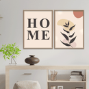 Kit 2 Quadros Decorativos Vinílico Home