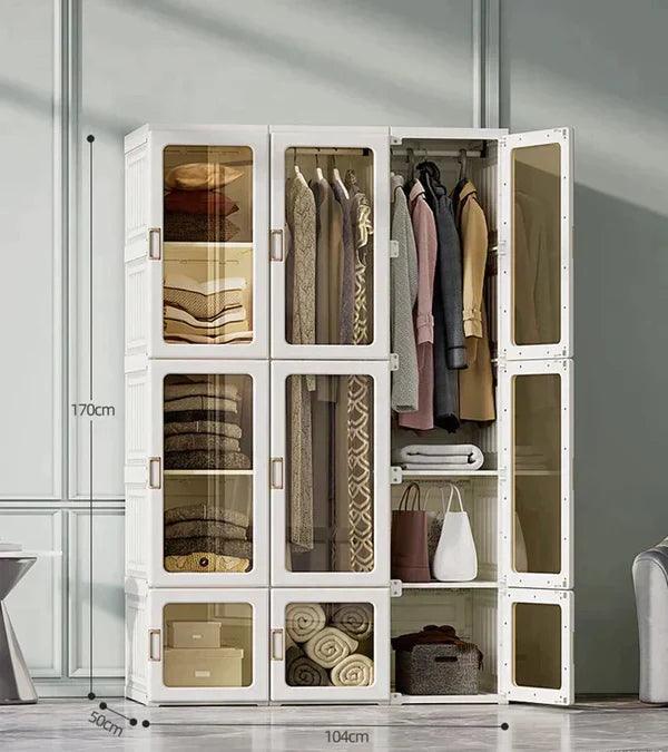 Super Closet Fast Dobrável Inteligente + 3 Caixas Organizadoras - Compre 1 leve 2 [QUEIMA DE ESTOQUE]
