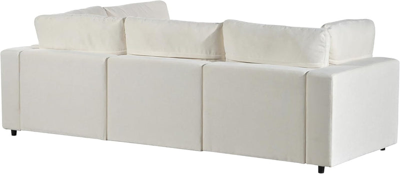 Sofá secional modular conversível,YUNLife & Home moderno estofado em forma de L Sofá de canto Sofá Cama para Sala de Estar, Apartamento, Mobiliário de Escritório