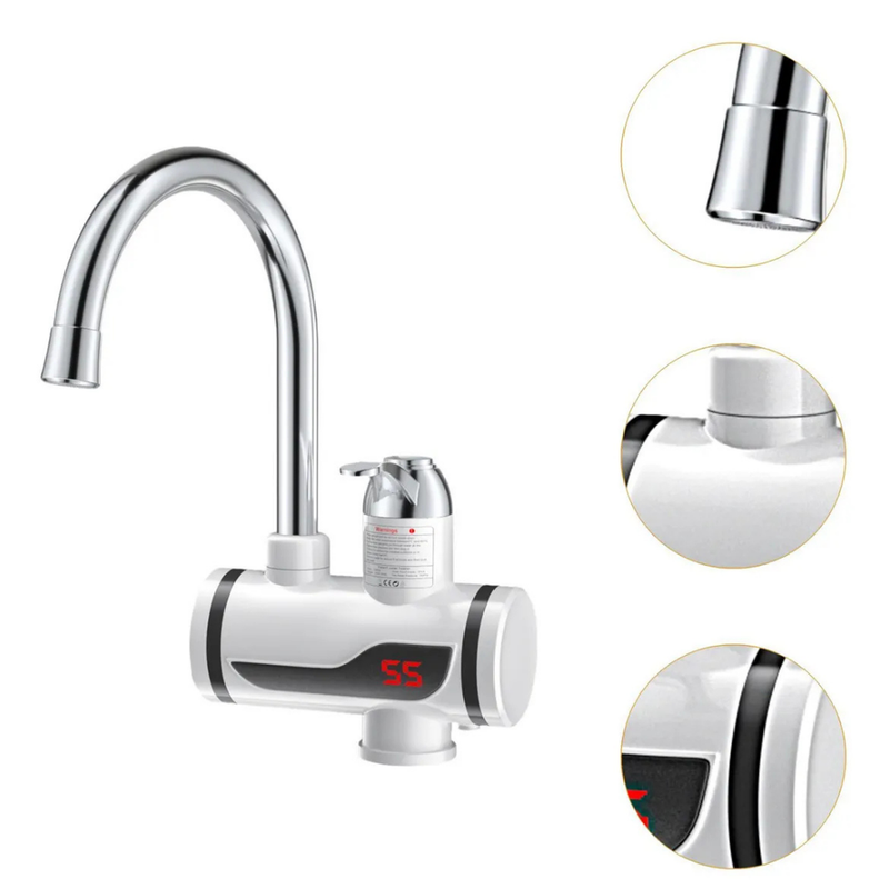 Aquecedor de Torneira Elétrico Com Torneira para Cozinha Banheiro 110V 220V 3000W