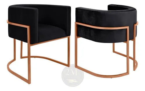 Kit 2 Poltronas Lua Luxo Varias Cores