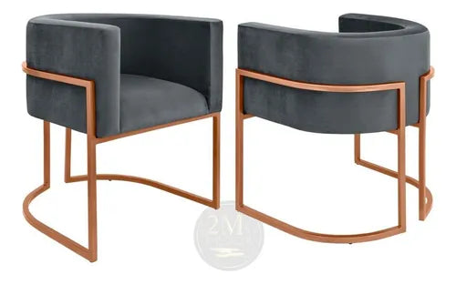 Kit 2 Poltronas Lua Luxo Varias Cores