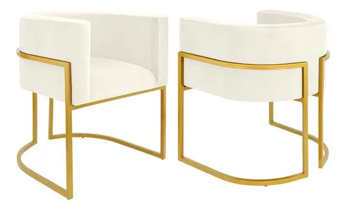 Kit 2 Poltronas Lua Luxo Varias Cores