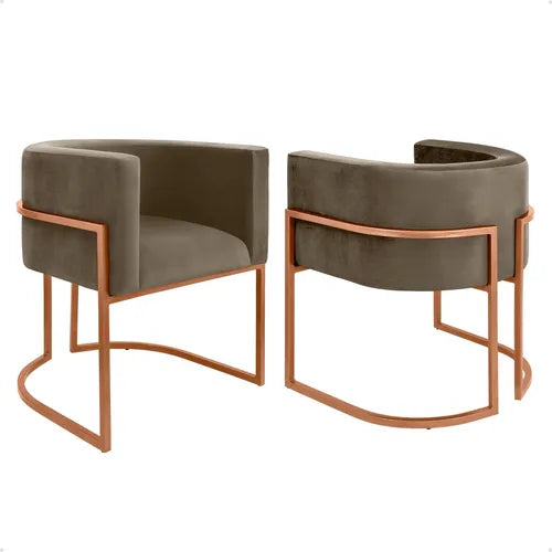 Kit 2 Poltronas Lua Luxo Varias Cores