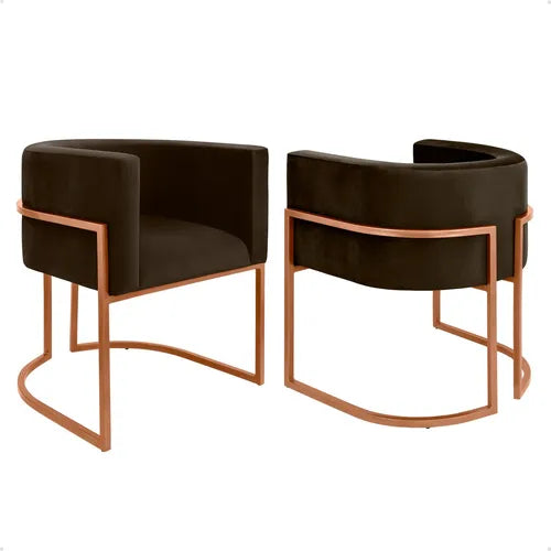 Kit 2 Poltronas Lua Luxo Varias Cores