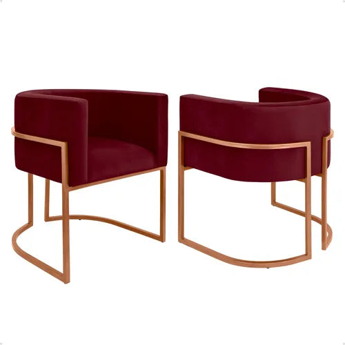 Kit 2 Poltronas Lua Luxo Varias Cores