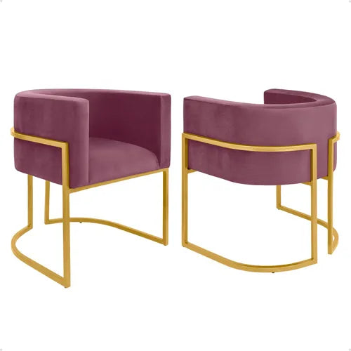 Kit 2 Poltronas Lua Luxo Varias Cores