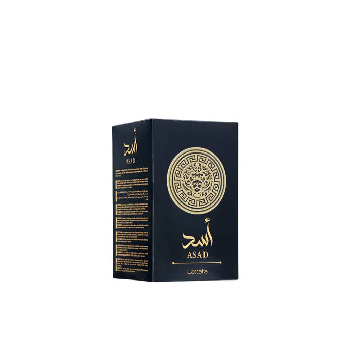 Asad Lattafa Eau de Parfum Exclusivo - Perfume Masculino 100ml Leve 2 e Economize Envio Grátis Hoje
