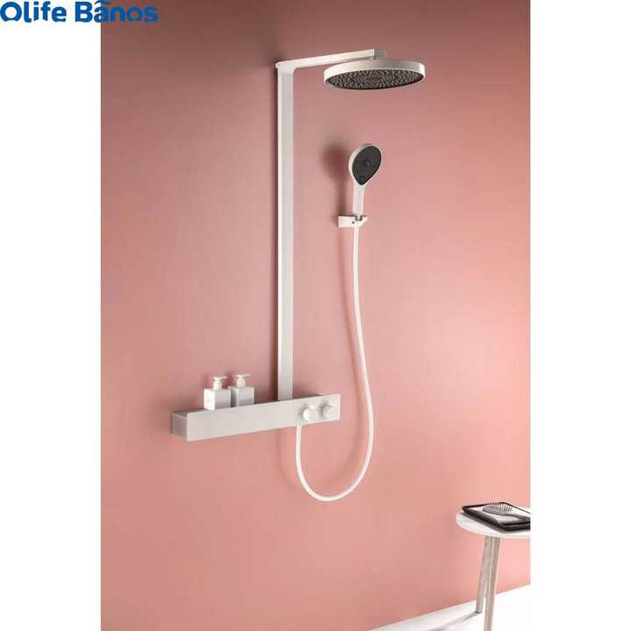 Chuveiro Olive Banos de Luxe Termostáticas Com Prateleira Grande