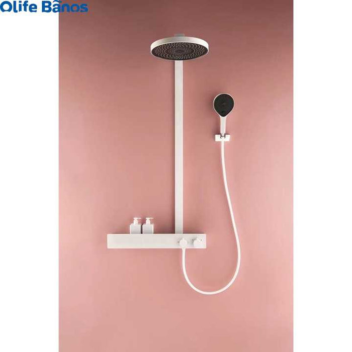 Chuveiro Olive Banos de Luxe Termostáticas Com Prateleira Grande