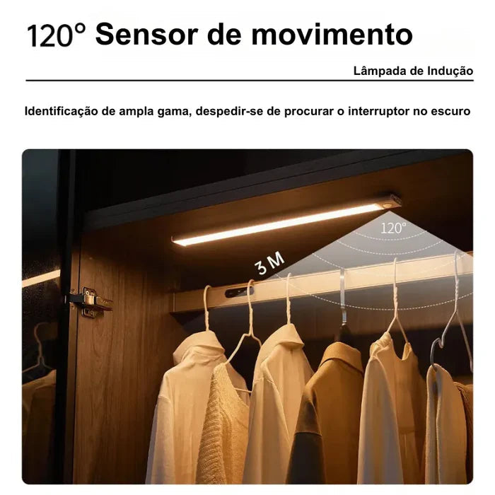 [Compre 1 leve 2] - Luminária Com Sensor de Presença