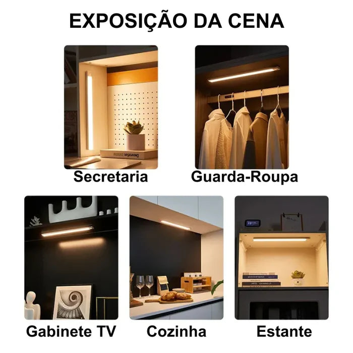 [Compre 1 leve 2] - Luminária Com Sensor de Presença