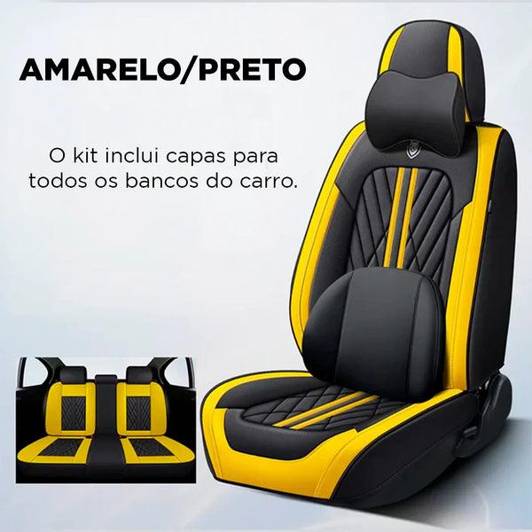 Kit Completo Capas de Bancos Automotivos Deluxe 2024 - Compre 1 leve 2 [PROMOÇÃO MÊS ANIVERSÁRIO 🦸‍♂️🚗]