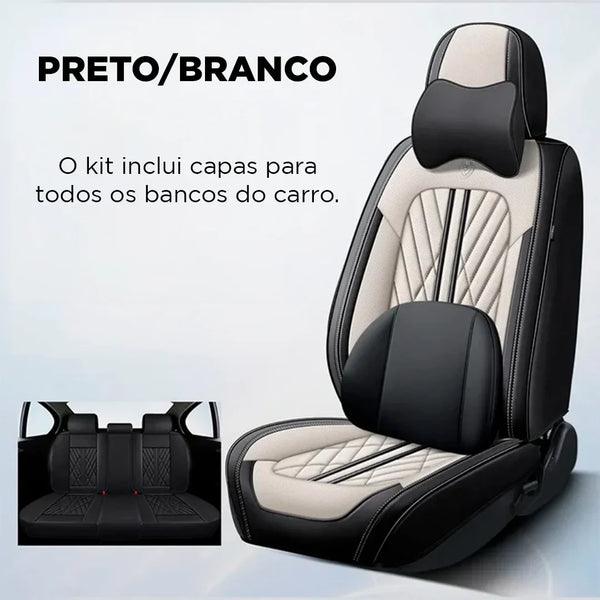 Kit Completo Capas de Bancos Automotivos Deluxe 2024 - Compre 1 leve 2 [PROMOÇÃO MÊS ANIVERSÁRIO 🦸‍♂️🚗]