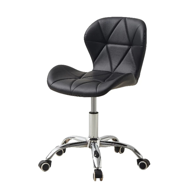 Cadeira Eiffel Slim Giratória com Estofado Penteadeira Base Cromada