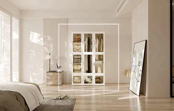 Super Closet Fast Dobrável Inteligente + 3 Caixas Organizadoras - Compre 1 leve 2 [QUEIMA DE ESTOQUE]