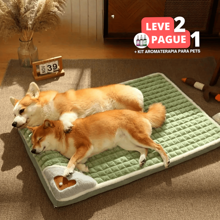 [Leve 2 Pague 1] Cama RelaxePet Conforto Total - Seu Pet 10x Saúdável + BRINDE: Kit Aromaterapia Para Pets