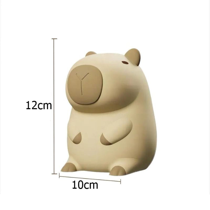 Luminária Touch em Silicone Capivara USB Recarregável